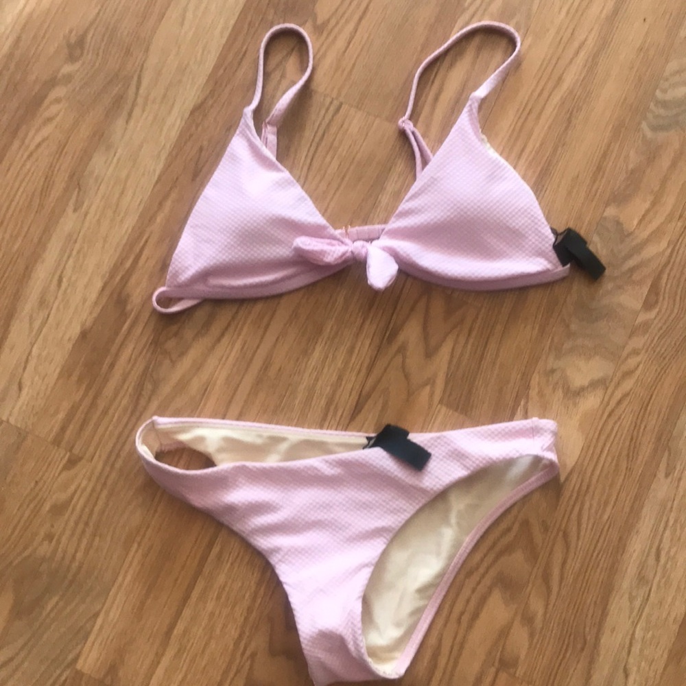 Pacsun Top and bottom tie front bikini